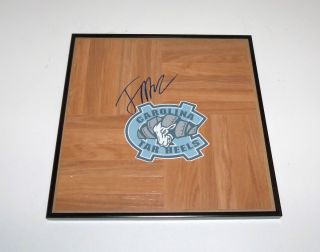 North Carolina James McAdoo Signed Autographed Framed Basketball Floor