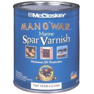 McCloskey Quart Exterior Semi Gloss Spar Varnish 781080