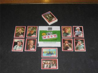Mash TV Show Trading Cards 1982 Set 66 W