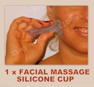Facial Cupping Massage Silicone Cups Diameter 2 Cm
