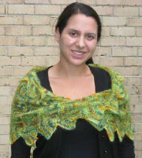 Rowan Handpainted Kidsilk Haze Mobius Wrap Knit Pattern