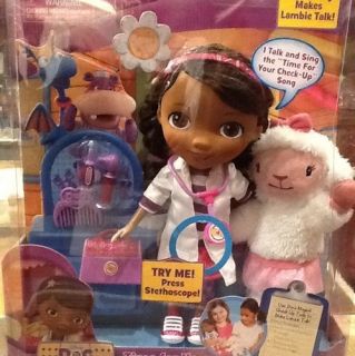 Disney Doc McStuffins Time For Your Checkup Doll And Lambie NEW SOLD