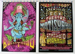 Buckethead Matisyahu Boulder Concert Poster Proof RARE
