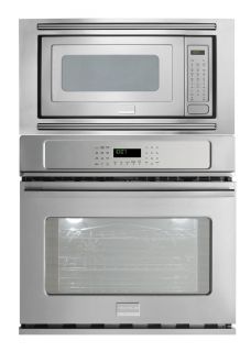 30 Stainless Steel Microwave Electric Wall Oven Combo