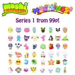 Moshi Monsters Moshlings Choose Your Own Figures K Z Series 1 Ultra