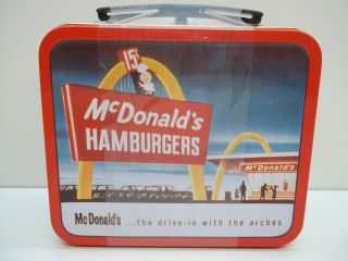 New SEALED 1998 McDonalds Collectible Tin Box or Mini Lunchbox No