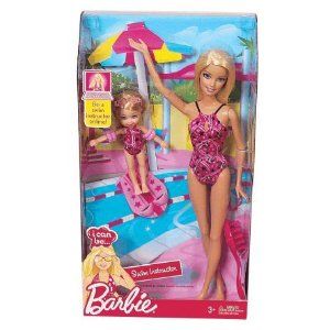 Barbie I Can Be Swim Instructor with Kelly Doll New