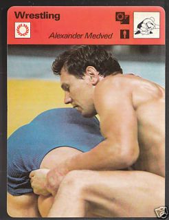 Alexander Medved Wrestling 1977 SPORTSCASTER Card 15 08
