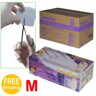 Powder Free Latex Medical Exam Gloves Vinyl Free Medium