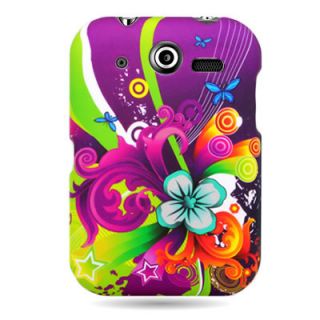 FLORAL MEDLEY HARD PHONE SNAP ON COVER CASE FOR AT T Pantech POCKET