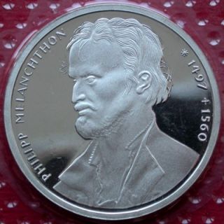 Germany Silver Coin 10 Mark Philipp Melanchthon1997