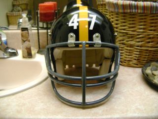 Pittsburgh Steelers 47 Mel Blountthrowback Full Size Schutt Helmet
