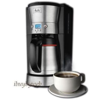 Melitta 46894 10 Cup Stainless Steel Thermal Carafe Programmable
