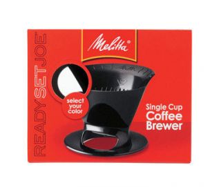 Melitta Single Cup Coffee Brewer Ready Set Joe 64007 New