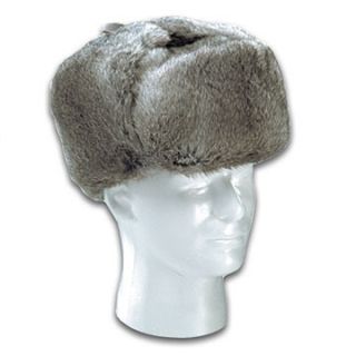 Yukon Hats New Bomber Trooper Hat Soft Gray Rabbit Fur Distinguished