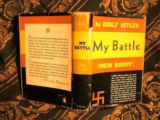 ADOLF HITLER   MY BATTLE.  ( MEIN KAMPF   ( HC / 1936 ) .