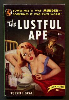 THE LUSTFUL APE by Bruno Fischer writing as Russell Gray  1950 1st