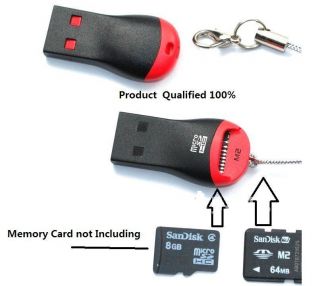 Card Reader for Micro SD MS Memory Stick Micro M2 1GB 2GB 4GB 8GB 16GB