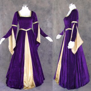 Medieval Renaissance Gown Dress Costume LOTR Wedding L