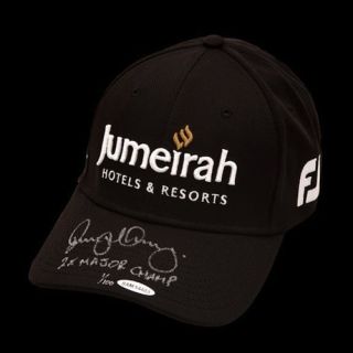 Rory McIlroy Hand Signed Jumeirah 2X Major Champ Black Hat UDA Le 100