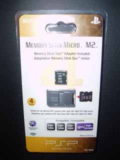 PSP Memory Stick Micro M2 4GB – Sony – NIP