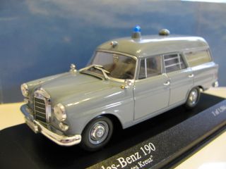 43 Minichamps Mercedes Benz 190 Ambulance 1961