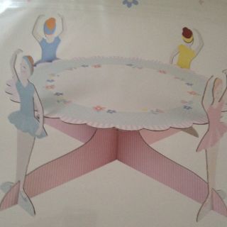 Meri Go Round Twinkle Toes Cake Stand with Ballerina Accents