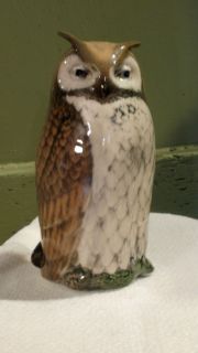 Royal Copenhagen Gray Horned Owl Figurine 2999 EXC