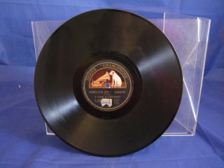 Disque Gramophone Record M Panzera de LOpera Comique