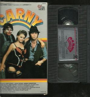 Carny VHS MGM CBS Fox Large Flip Top Box Edition