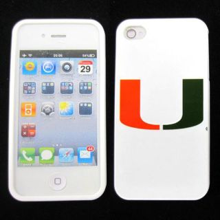 Miami Hurricanes Silicone Rubber Skin Case Phone Cover for Apple