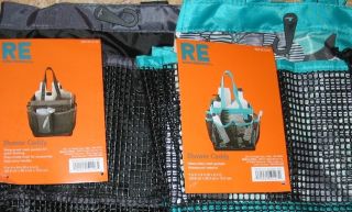 Shower Caddy Tote Organizer Bag Pockets Mesh Waterproof Black Storage