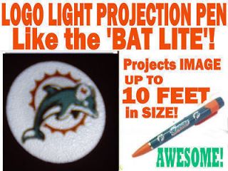 Miami Dolphins Logo Light Projection Pen NFL Really Cool Item