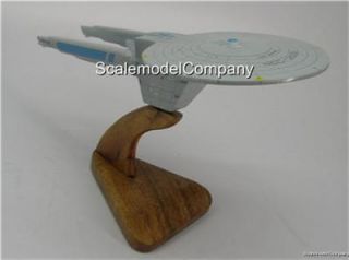 USS Menahga Star Trek Spacecraft Kiln Dry Wood Model