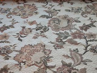 Merrimac Floral Tapestry in Meadow Ivory Upholstery Fabric 54 Wide BTY