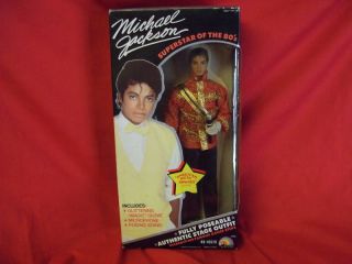 VINTAGE 1984 12 MICHAEL JACKSON DOLL IN AMERICAN MUSIC AWARDS OUTFIT