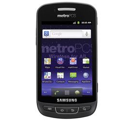 Samsung Admire black cell phone metro PCS ANDROID 2 3 touch screen