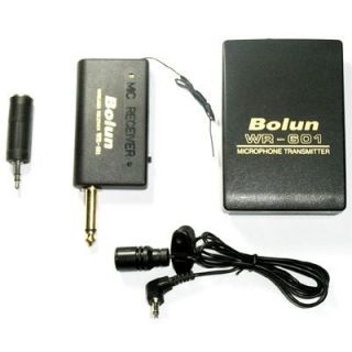 Wireless Clip on Lapel Microphone Receiver Transmitter