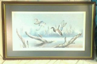 Alabama Ducks Unlimited Sponsors Print of Year 1982 Signed JC MICHELET