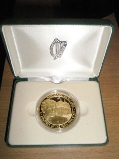 Michael Collins 24 Caret Gold Plated Proof Medal 2012 Limited Edition