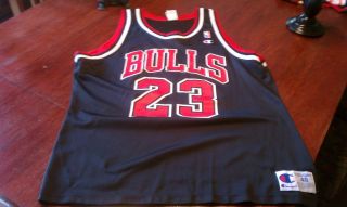 Mint Black Michael Jordan Chicago Bulls Jersey 23 Size 48