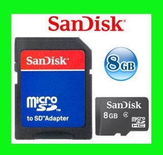 SanDisk Class 4 microSDHC 8GB 8g MicroSD Micro SDHC TF Flash Memory