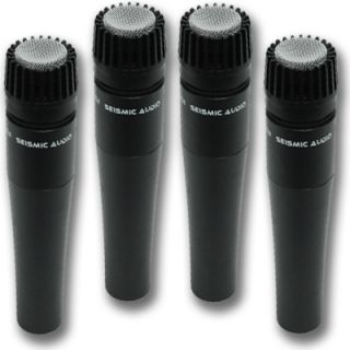 Pack of Dynamic Microphones Vocals and Instruments