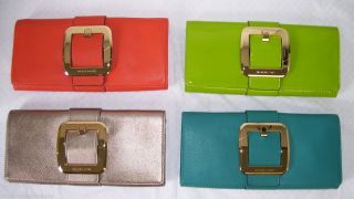 Michael Kors Sutton Leather Clutch Wallet Purse Handbag Retail $198