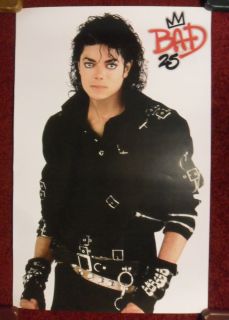 Music Poster Promo Michael Jackson Bad 25