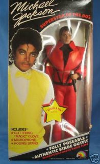 Michael Jackson Thriller Doll Glitter Glove Mic