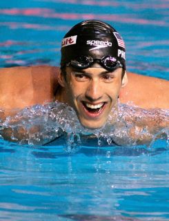 Swimming 2012 Olympics 7/29 London SW003 Michael Phelps 200m, 4 x 100m