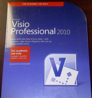New Microsoft Visio 2010 Professional Pro Edition