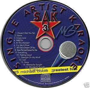 Michael Buble Greatest Hits Karaoke CDG New 16 Songs