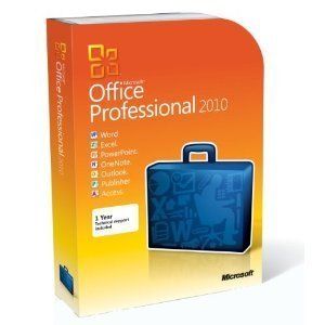 Microsoft Office Professional 2010 for 1 Computer